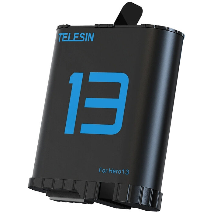 Accesoriu Camera Video Actiune compatibila cu GoPro Hero 13, 1900 mAh, 4.4V, Negru