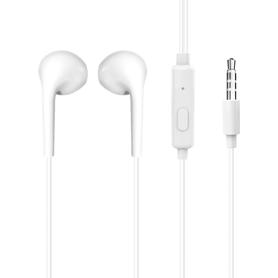 Casti audio Dudao X10S, In-ear, Control pe fir, Jack 3.5mm, Lungime cablu 1.15m, Alb - imagine 2