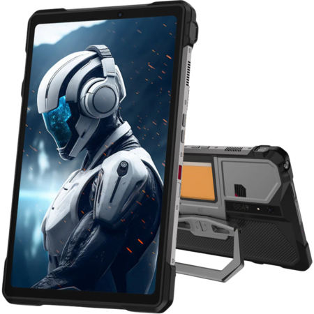 Tableta Unihertz 8849 TANK Pad E DLP Projector 5G Dual SIM 11Inch 120Hz IPS 8-Core Dimensity 8200 12GB RAM + 512GB NFC GPS 21200mAh IP69 IP69K Android 15