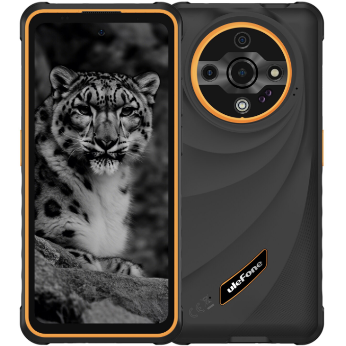 Telefon Ulefone Armor X31 4G 6.56-inch 90Hz IPS 8-Core Helio G91 6GB + 128GB NFC IP68 IP69K Android 14 Orange - imagine 2