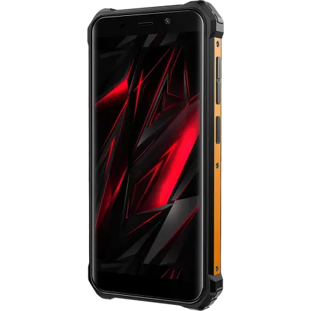 Telefon FOSSiBOT F101 Pro 4G Dual SIM 5.45-inch IPS 8-Core Helio P60 8GB RAM + 128GB 10600mAh NFC IP68 IP69K Android 13 Orange