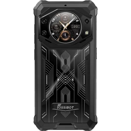 Telefon FOSSiBOT F101 Pro 4G Dual SIM 5.45-inch IPS 8-Core Helio P60 8GB RAM + 128GB 10600mAh NFC IP68 IP69K Android 13 Black