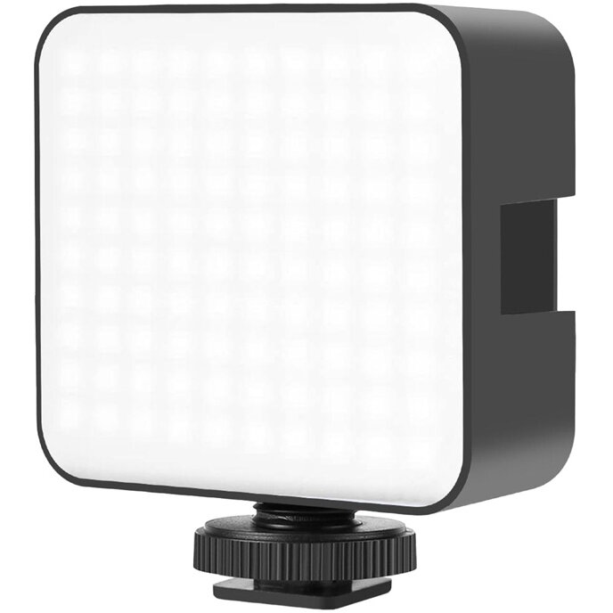 Accesoriu Camera Video Actiune PU4141, 5W, Lumina Rece 6000-6500K, / Lumina clada 2900-3200K, USB-C, Negru