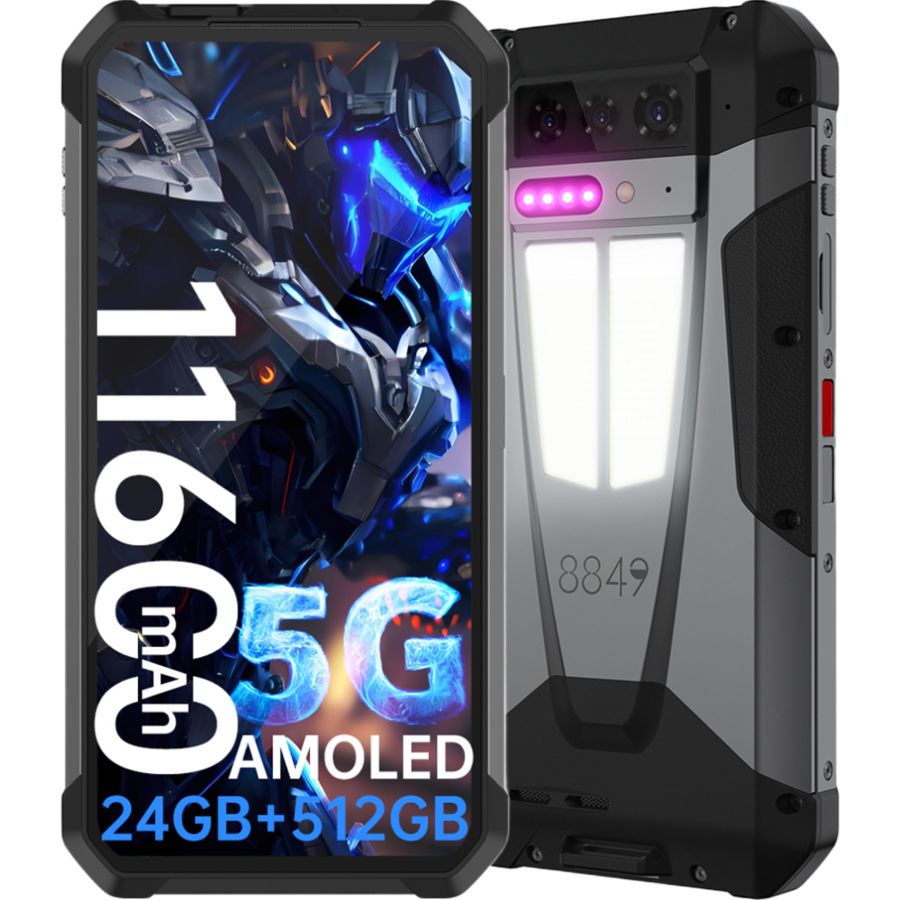 Telefon mobil 8849 Tank 4 512GB 12GB RAM Dual Sim 5G Black