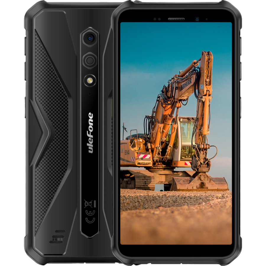 Telefon rugged Ulefone Armor X12, 4G, 5.45-inch, Helio A22, 32GB, NFC, Android 13 Go, Black - imagine 2