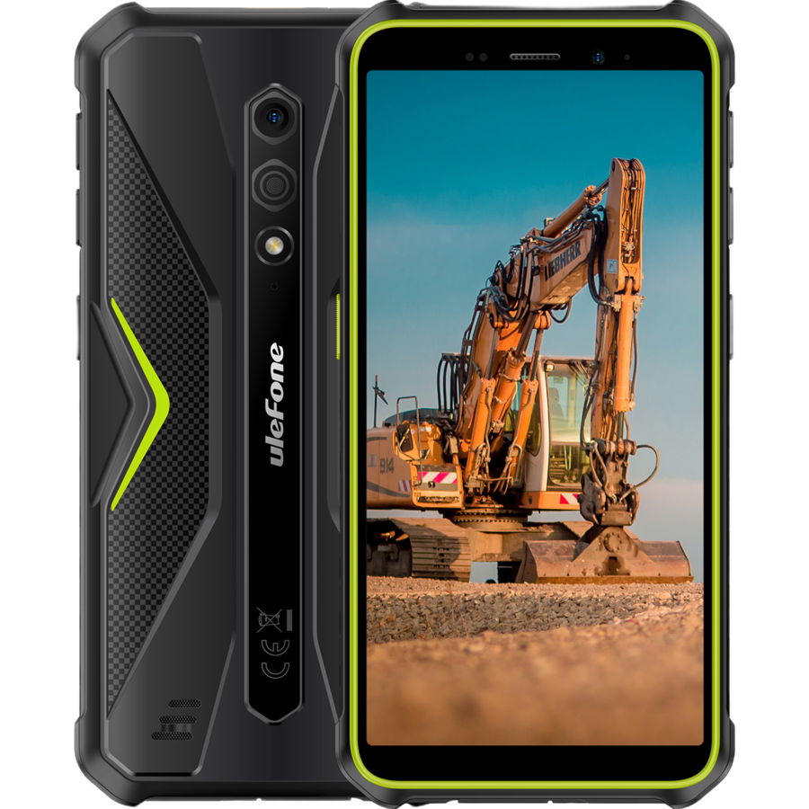 Telefon rugged Ulefone Armor X12, 4G, 5.45-inch, Helio A22, 32GB, NFC, Android 13 Go, Green - imagine 2