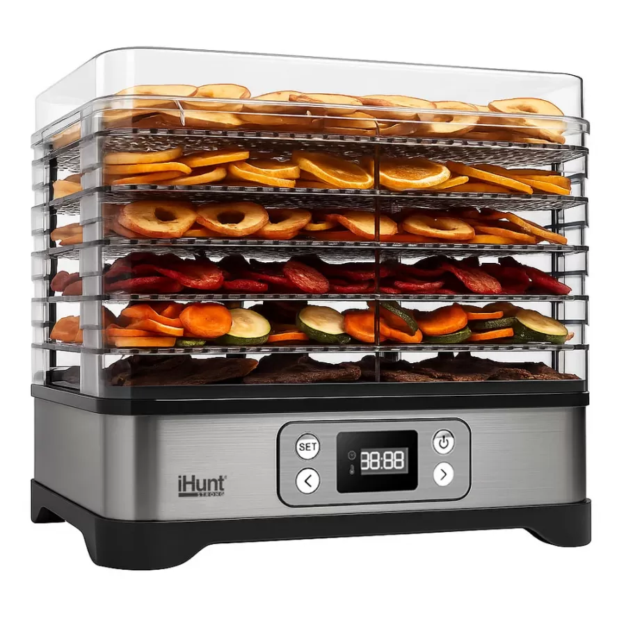 Deshidrator Alimente iHunt Bro 3in1 Dehydrator 250W Argintiu/Negru