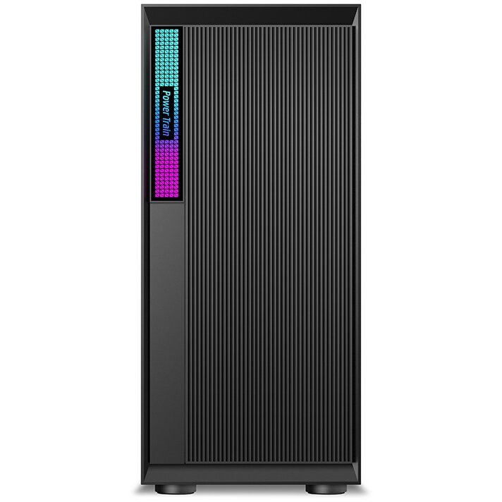 Carcasa Power Train GC361010B TG USB3.0 Midi ATX Negru — imaginea 2