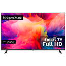 LED 109cm 43inch KM0243FHD-V3 Full HD Smart TV WiFi CI+ Negru