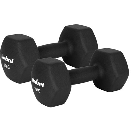 Gantera Fonta Rebel 2 x 10kg Negru