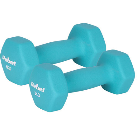 GANTERA FONTA ÎNVELIȘ NEOPREN HEX 2 X 3KG Rebel Generic ACTIVE