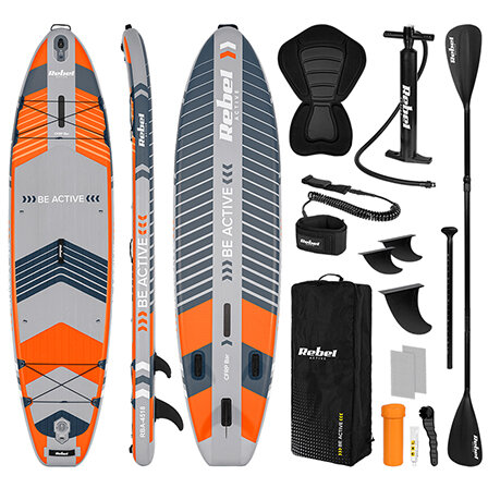SET PLACA GONFLABILA STAND UP PADDLE SUP PRO REBEL ACTI