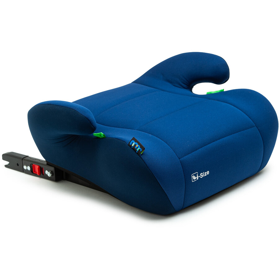 Inaltator Auto pentru Copii Jazzy Booster i-Size cu Isofix 125 - 150CM Albastru/Bleumarin