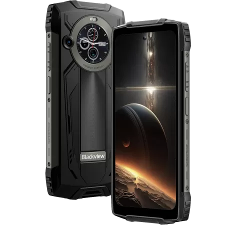 Telefon BLACKVIEW BV8200 4G Dual Display 6.5 + 1.3 12GB RAM + 256GB NFC Android 14 Black