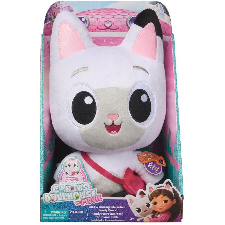 Pisica Interactiva Spin Master Pandy Paws de Plus 3 Ani+