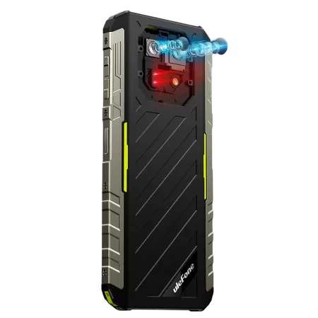 Smartphone Ulefone Armor 22 4G Dual SIM 6.58Inch 8GB RAM + 256GB NFC IP68 IP69K Android 13 Negru/Verde