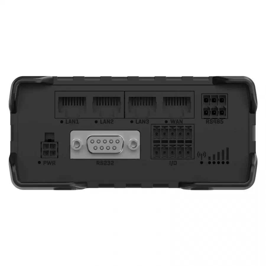 Router Industrial TELTONIKA NETWORKS RUT976 Redcap 5G Dual SIM 4x RJ 45 RS232 RS485 Negru — imaginea 4