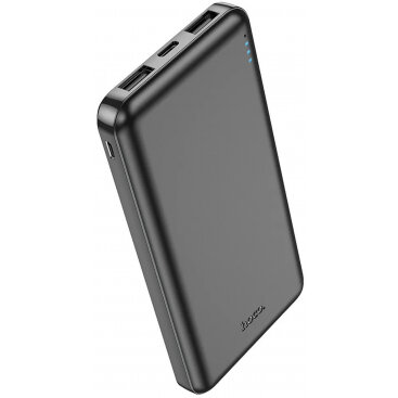 Baterie Externă Hoco J100 10000mAh 10W 2 x USB-A Negru