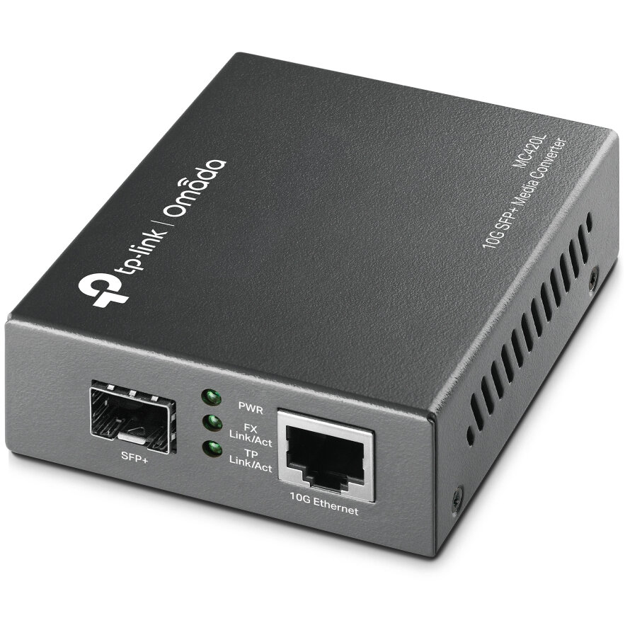 Media Converter RJ45 to SFP+ 10Gbps Gri