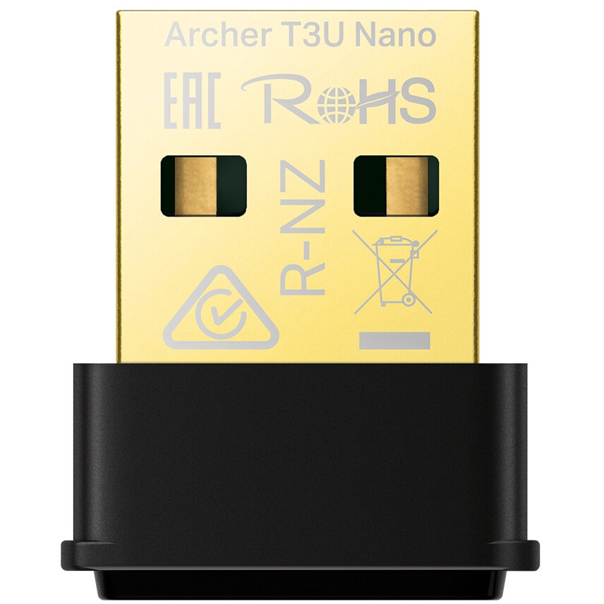 Adaptor Wireless Archer T3U Nano AC1300, 2.4 GHz | 5 GHz, USB 2.0, 1300 Mbps, antena interna - imagine 3