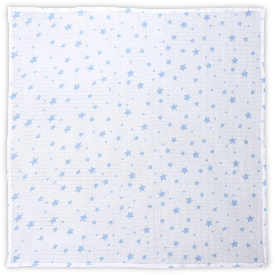 Scutec Pled Muselina 80x80 Cm Aquatic Stars Alb