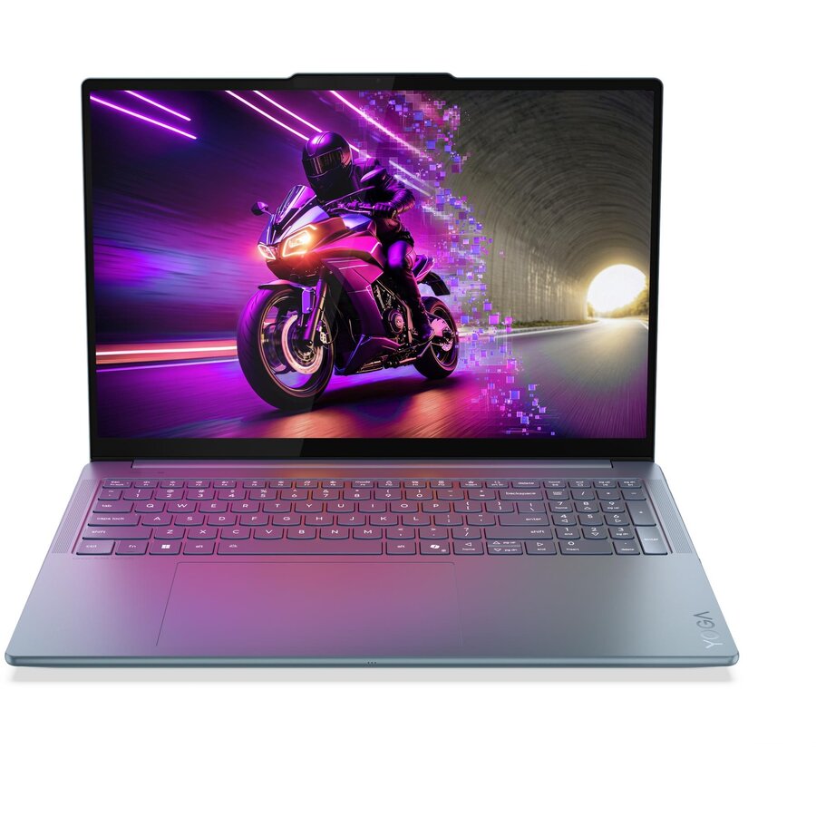 Laptop Yoga Pro 9 2.8K 16 inch Intel Core Ultra 7 255H 32GB 1TB SSD RTX 5050 Windows 11 Home Tidal Teal