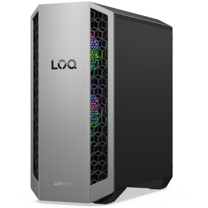 Sistem desktop LOQ 26ADR10 AMD Ryzen 7 8745HX 32GB 1TB SSD RTX 5070 Free Dos Grey Black