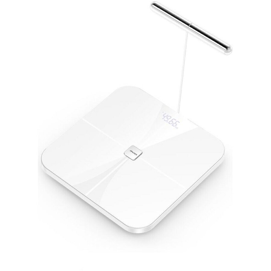 Cantar Corporal SS1 Bluetooth 5.1 / WiFi Sarcina Maxima 180KG Baterie Reincarcabila 500mAh Alb