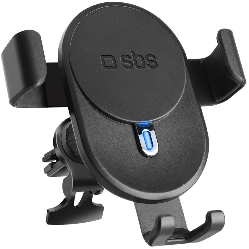 TESUPWIR10CLIPSTG, Air Vent Mount, Incarcare Wireless 10W, Cablu USB-A la MicroUSB, Negru