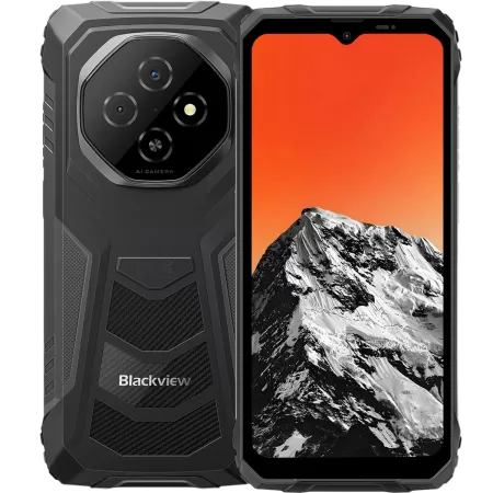 Telefon BLACKVIEW Rugged FORT 1 4G Dual SIM 6.56Inch 90Hz HD+ 4GB RAM 128GB NFC 10000mAh Android 15 Black