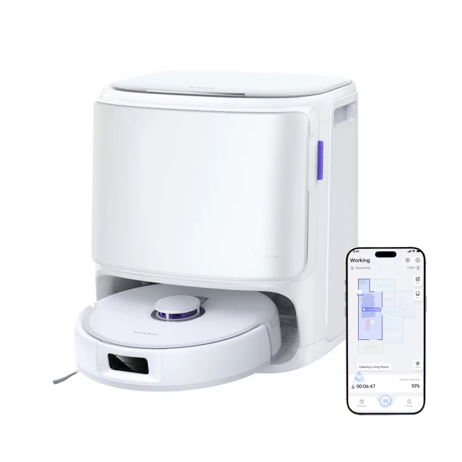 Robot de Aspirare Narwal X10 Pro (CP-ZD-A00139-00-00) 11000Pa Statie Automata Multifuncțională Alb