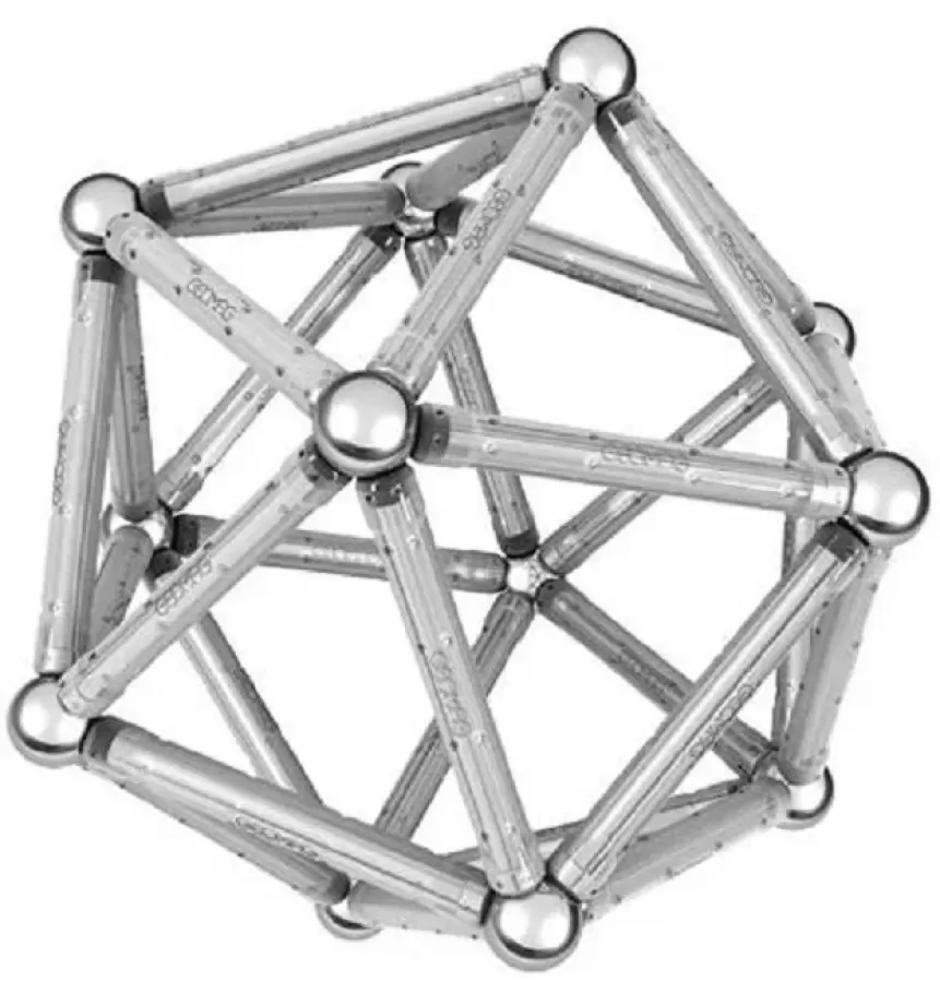 Set Construcție Geomag Cuburi Pro L Pocket Set 53 Piese 3 Ani+
