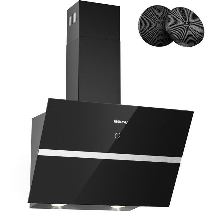 Hota Decorativa TV1360D4-CC-I2 Touch Control Iluminare LED 60CM Negru