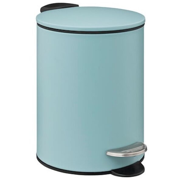 Cos de Gunoi 3L 23cm Otel Plastic Turcoaz