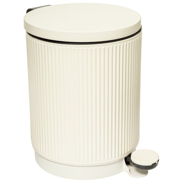 Cos de Gunoi 5L 28.2cm Otel Plastic Bej