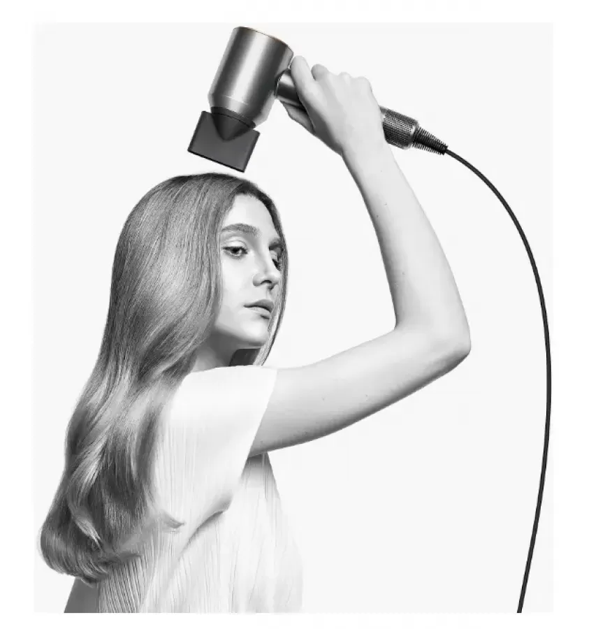 Uscător de Par Dyson Supersonic Origin HD07 (107830-01) 3 Viteze 4 Trepte Temperatura Concentrator de Aer 1600W Nichel/Cupru — imaginea 4