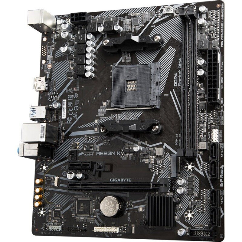 Placa de baza GIGABYTE A520M K V2, AMD A520, AM4, mATX - imagine 2