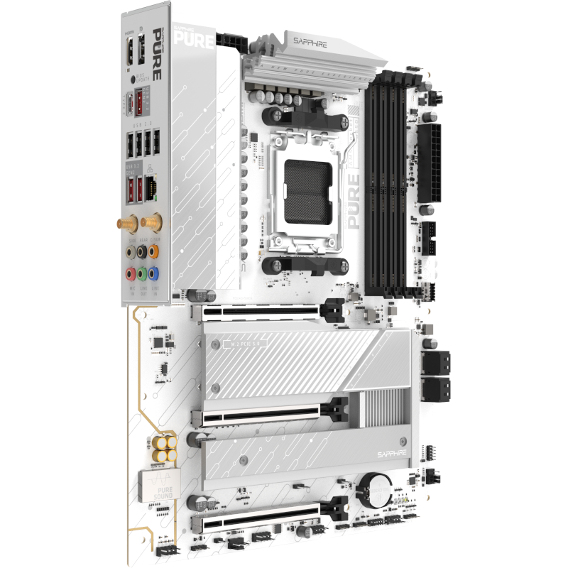 Placa de baza Sapphire PURE B850A WIFI, AMD B850, AM5, DDR5, ATX - imagine 2