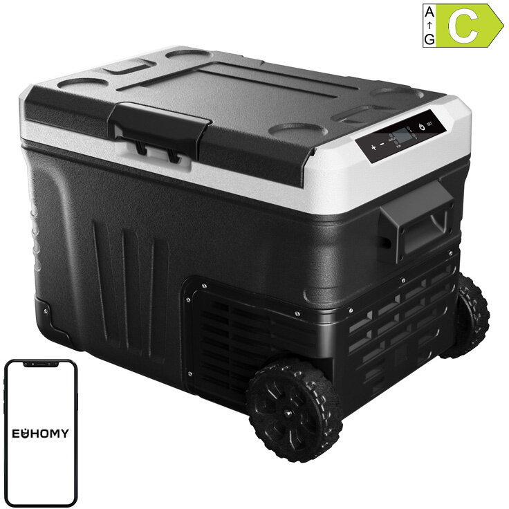 Frigider Auto Portabil CF003 Capacitate 35L Control prin Aplicatie Negru