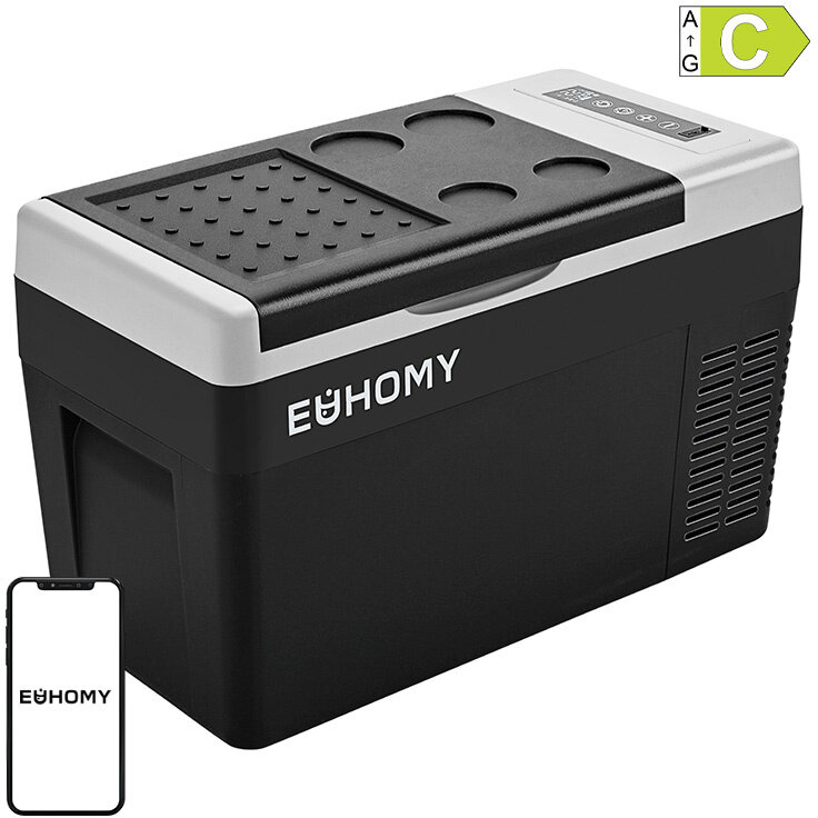 Frigider Auto Portabil CF004-18BL Capacitate 18L Clasa C Negru