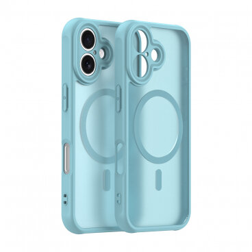 Husa MagSafe Techsuit HaloFrost II pentru Apple iPhone 17 Verde Deschis