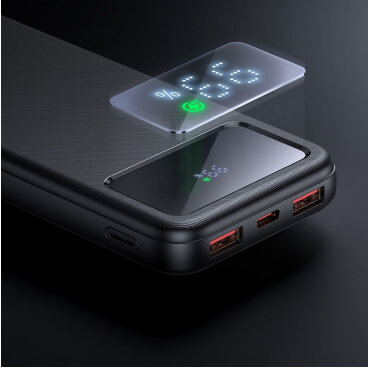 Baterie Externă McDodo MC-4220 10000mAh 22.5W QC + PD 2 x USB-A - 1 x USB-C Negru — imaginea 6