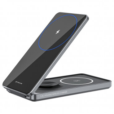 Incarcator Proove Rețea Wireless Metal Edge 3in1 15W 1.67A Gri