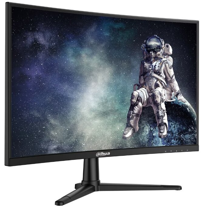 Monitor Dahua DHI-LM27-E240C 27 Inch Full HD VA 240Hz 1ms MPRT HDR 10 Curbat HDMI 2.0 Display Port Negru — imaginea 2