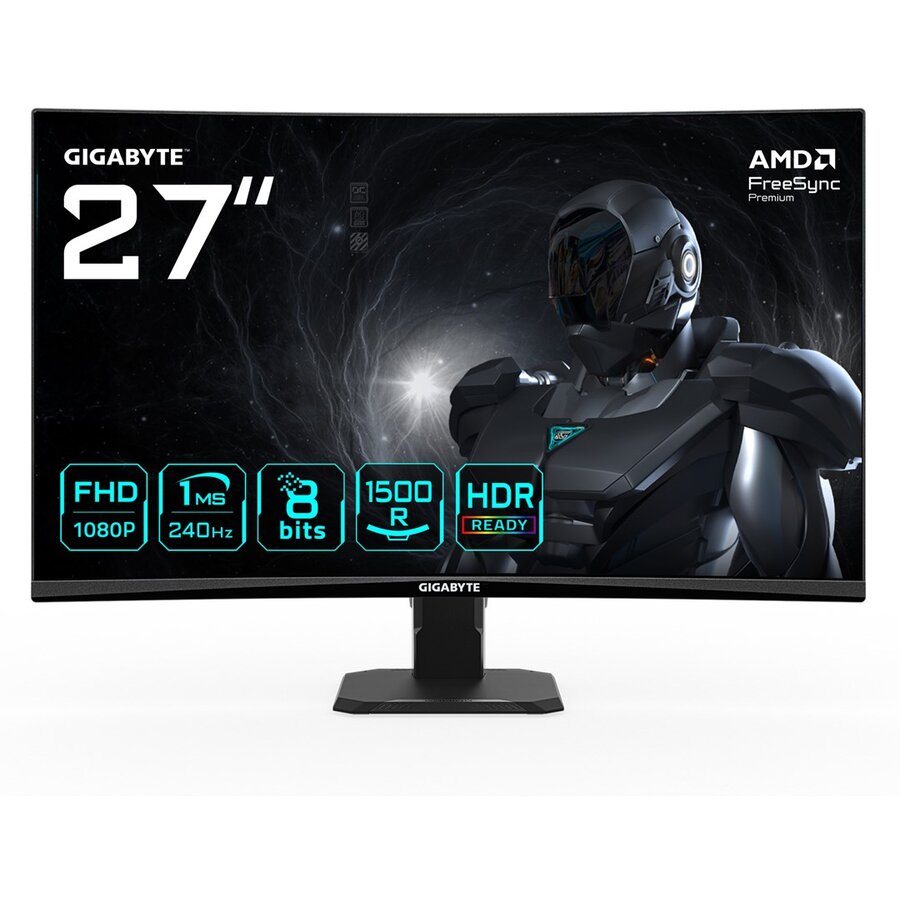 Monitor GS27FC2 27inch FHD Curbat Gaming 1920 x 1080 240Hz HDR Ready Negru