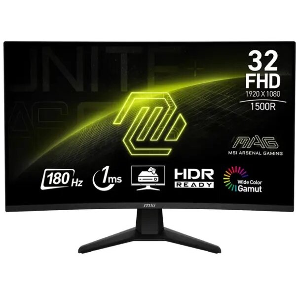 Monitor Gaming MAG 32C6X Curbat 31.5inch FHD VA 1ms 250Hz HDR Negru