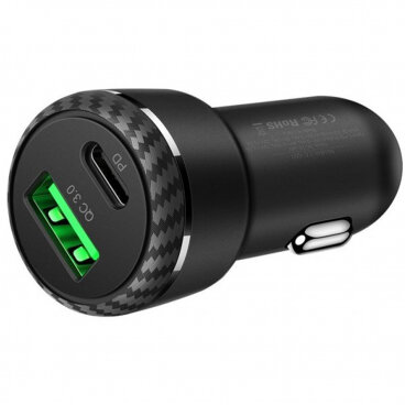 Incarcator Mcdodo Auto CC-5970 38W 3A 1 x USB-A - 1 x USB-C Negru