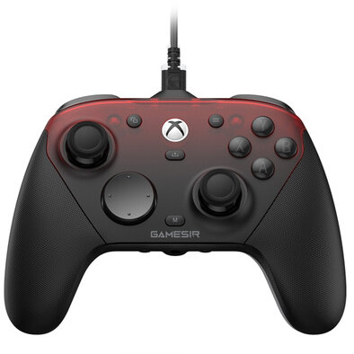 Controler G7 Pro BK TRI-MODE cu Fir / Bluetooth Baterie 1200mAh USB-C Negru/Rosu