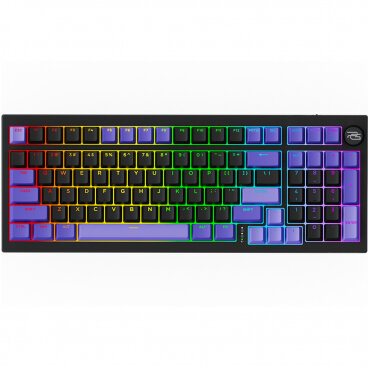 Tastatura Gaming Wireless Proove Slicker Pro RGB BT / Wi-Fi / Wired 1.8m Negru