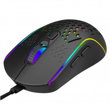 Mouse Gaming Wireless Proove Buzz RGB 800DPI - 4800DPI Negru — imaginea 3
